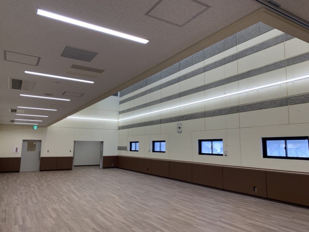 笠原中央公民館大規模改修工事 電気設備工事 松本電気設備